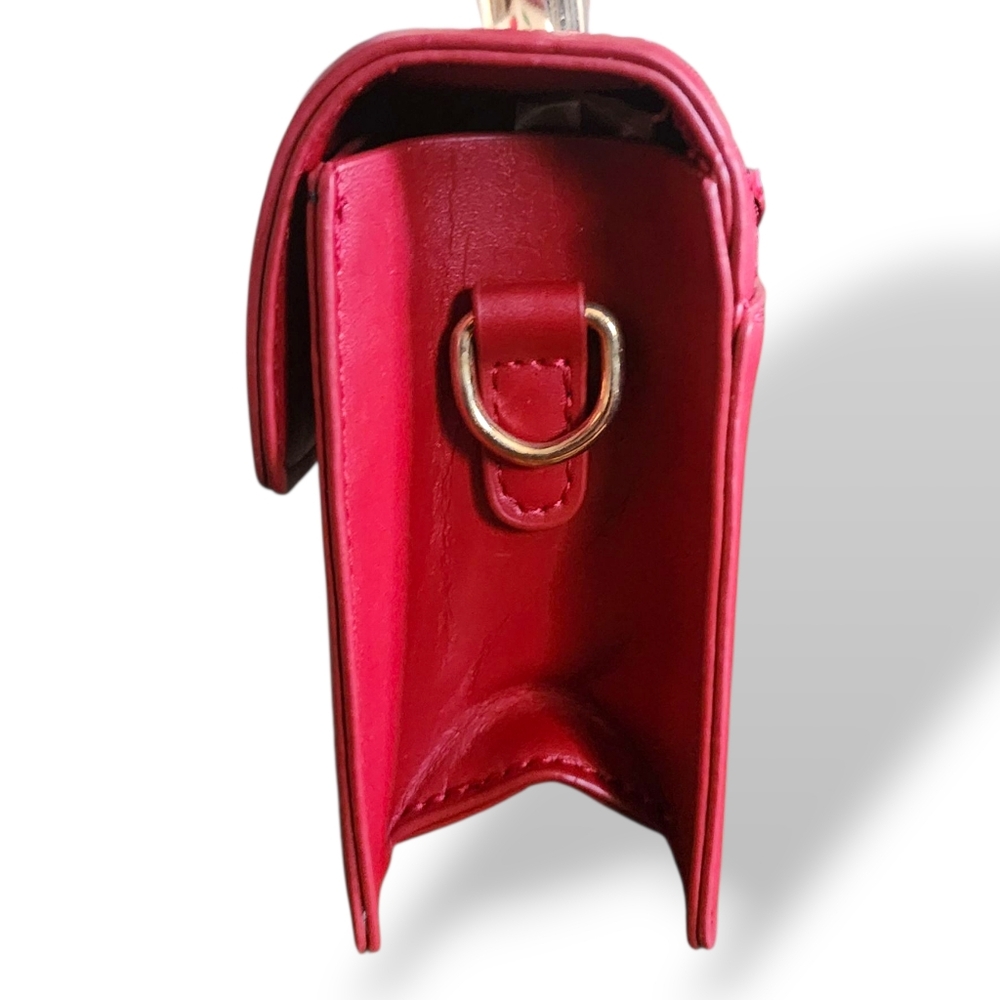 Cherry Print Red Handbag - Picture 4 of 13